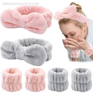 Face Wash Headband for Makeup and Skincare 2 Face Wash, Makeup and Skincare