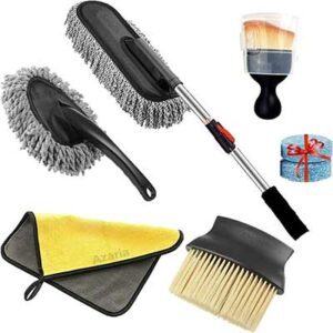 Porslin 5 Pcs Microfiber Car Duster Kit