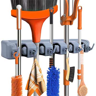 Broom Holder Wall Mounted