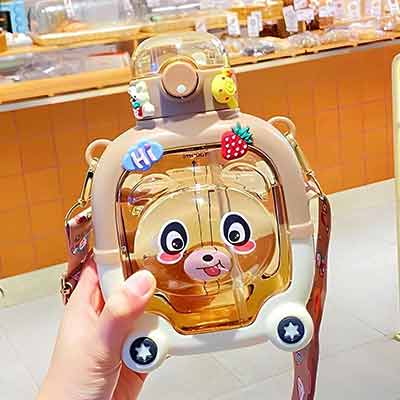 Cute Designer Teddy Water Bottle