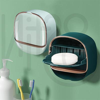 Punch-Free Wall-Mounted Soap Box