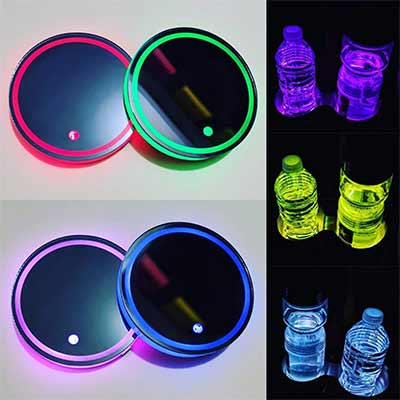 LED Cup Holder Lights for Car