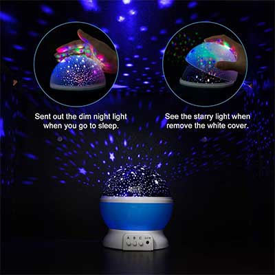 360 Degree Night Light Lamp Projector