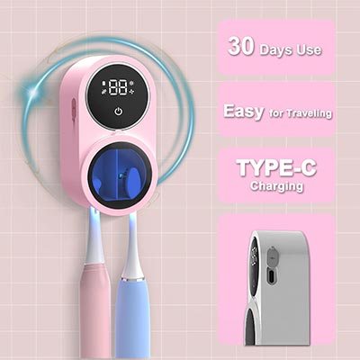UV Toothbrush Sterilizer Holder
