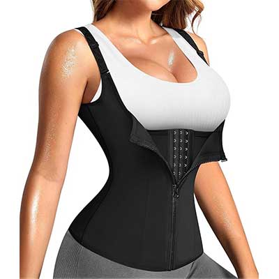 Women's Waist Trainer Corset with Zipper