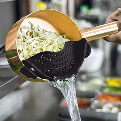 Strainer Spaghetti Silicone Colander Approved