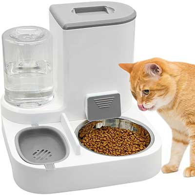 Best 2-in-1 Pet Dispenser Stainless Steel Automatic 1 Best 2-in-1 Pet Dispenser Stainless Steel Automatic