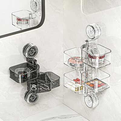 4 Layer Rotating Wall Organizer for Kitchen