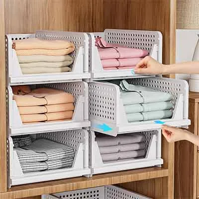 Stackable Wardrobe Organizer for Storage