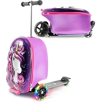 Best Toddler Ride-On Scooter Luggage with Seat & Handle