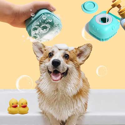 Bath Massage Brush Built Dispenser Innovative
