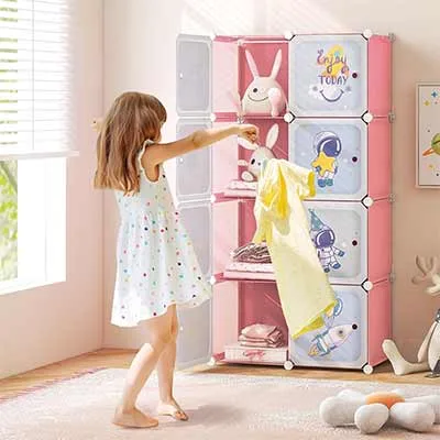 Plastic Portable Closet Wardrobe Cube