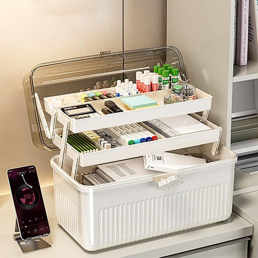 3-Layer Plastic Dividing Storage Box